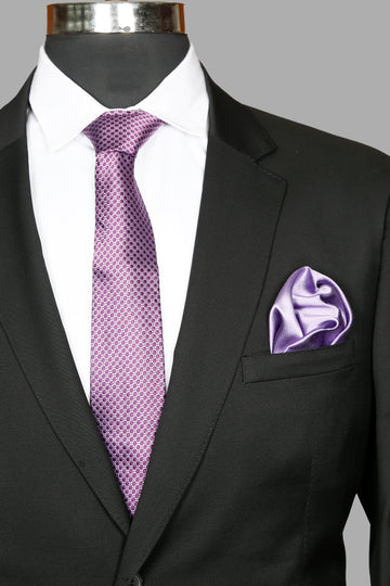 Black Solid Designer Suit