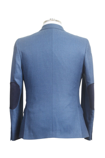 Blue Tweed Notch Jacket