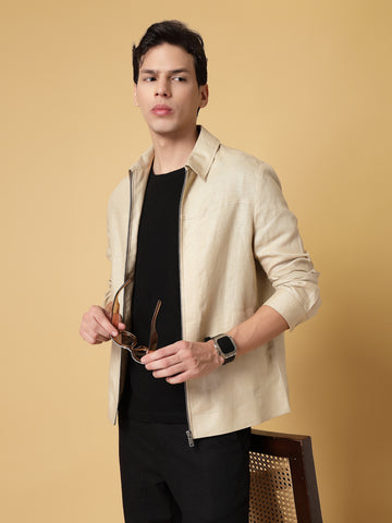 Natural Cotton Hemp Shacket