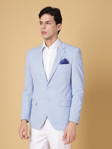Sky Blue Uncrushable Structured Jacket