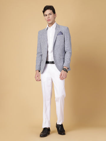 Light Blue Uncrushable Structured Jacket