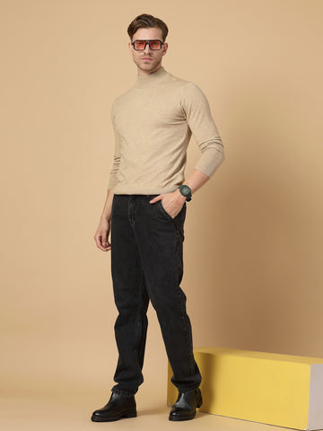 Beige Uncrushable Turtle Neck