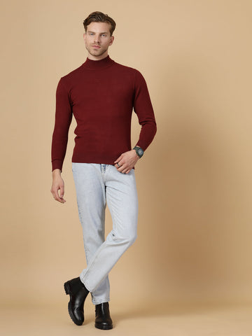Maroon Uncrushable Turtle Neck