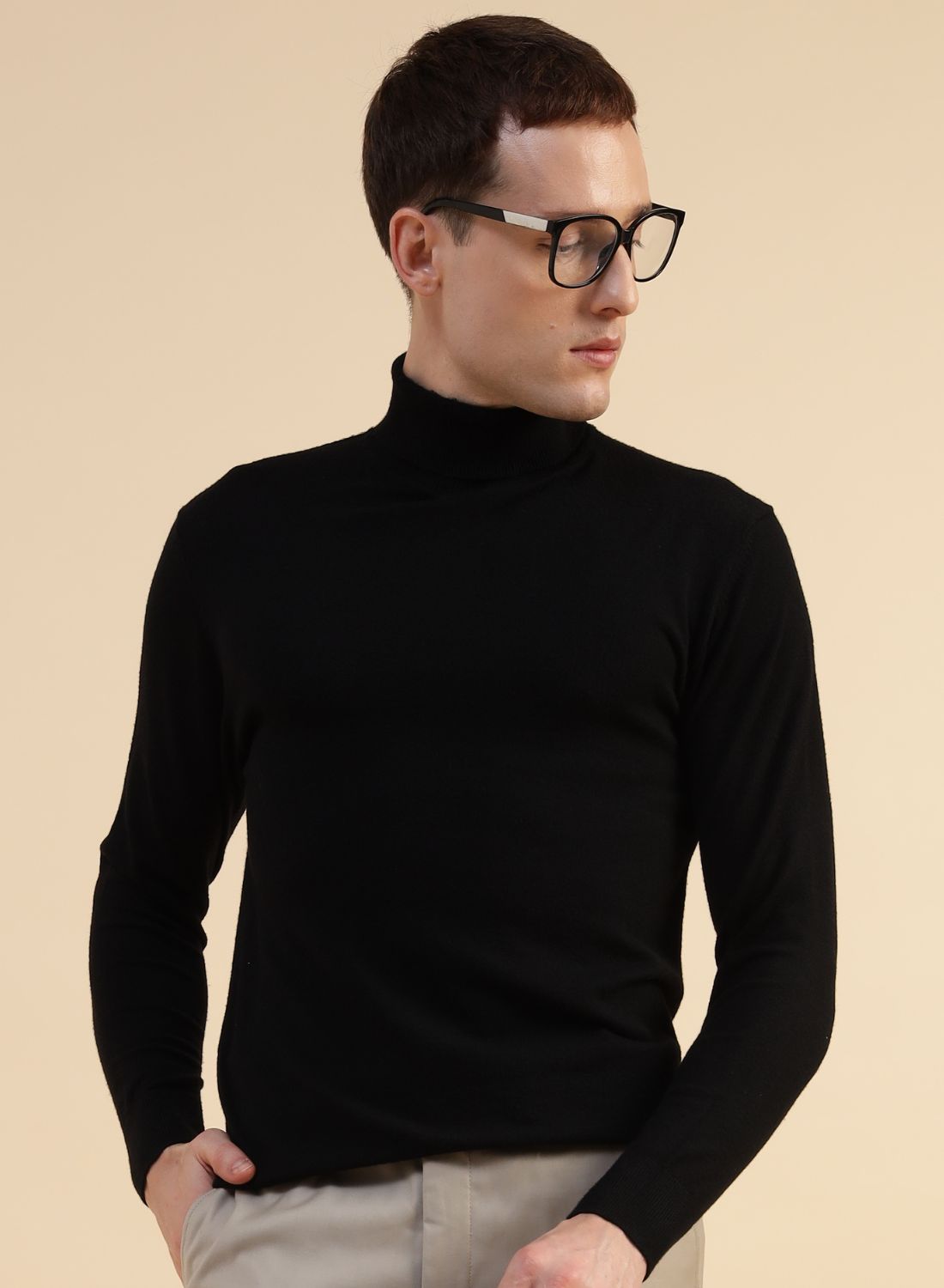 Black Uncrushable High Neck
