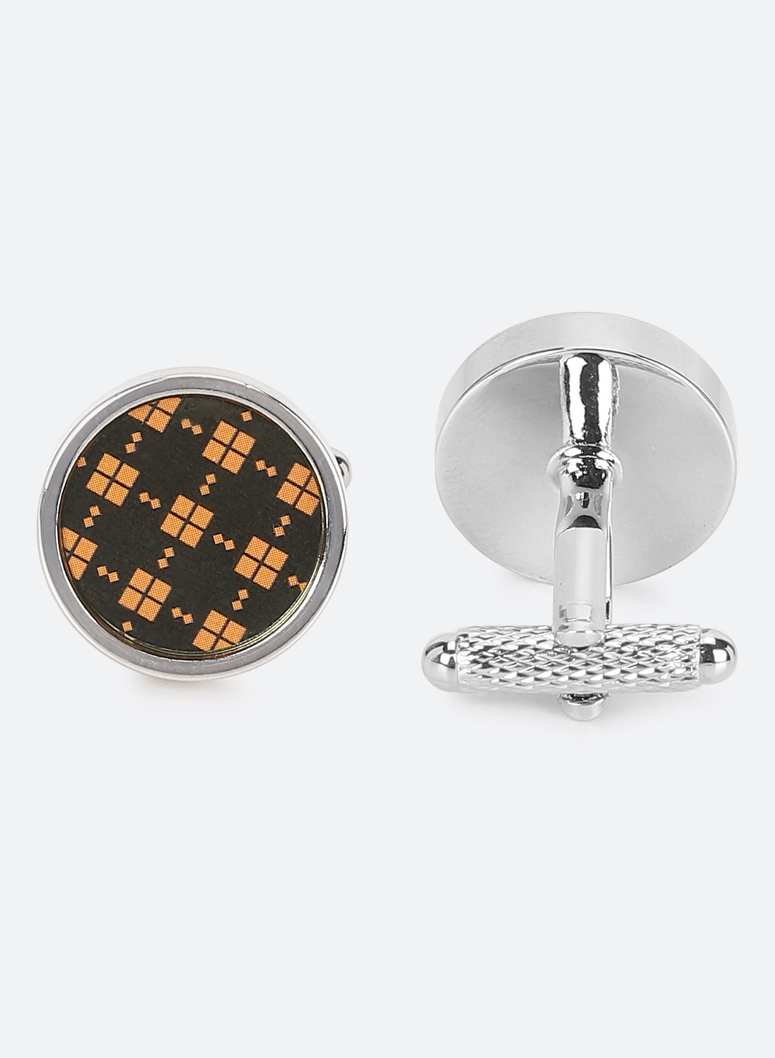 Gentry Cufflink Set Orange Color Tie & Cufflink Gift Set
