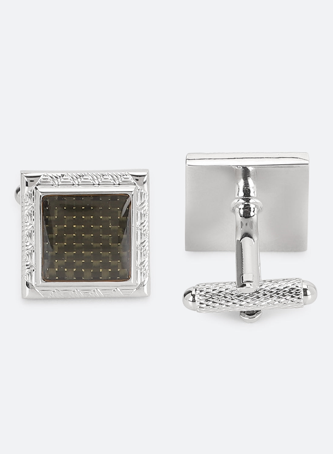 Gentry Cufflink Set Dark Grey Color Tie & Cufflink Gift Set