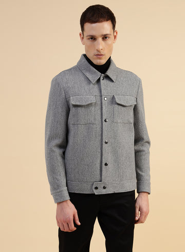 Grey Smart Casual Jacket