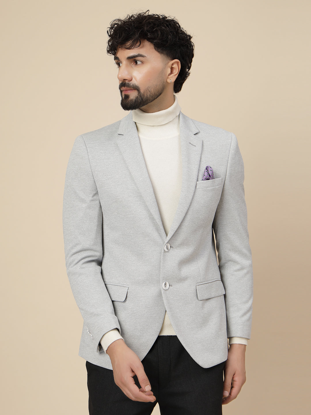 Light Grey Uncrushable Smart Jacket
