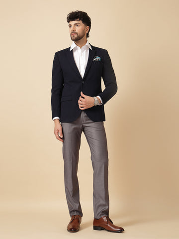 Navy Uncrushable Structured Jacket