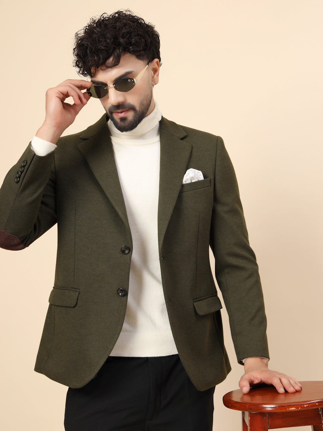 Olive Uncrushable Smart Jacket