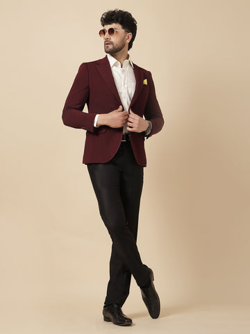 Wine Uncrushable Structured Jacket