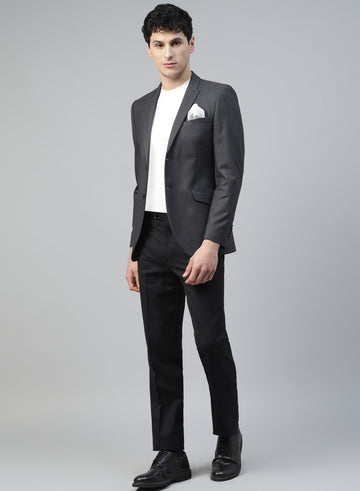 Grey Uncrushable Structured Jacket