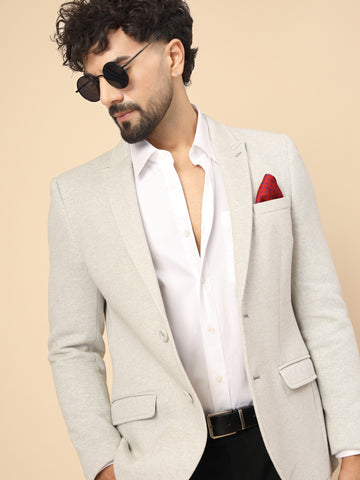 Silver Uncrushable Solid Jacket