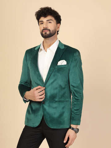 Green Velvet Designer Jacket