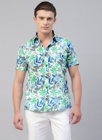 Indian Prints Cotton Half Sleeve Shirt