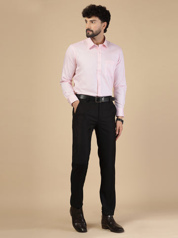 Pink 100% Cotton Structured Shirt