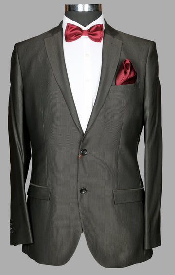 CHARCOAL Textured Designer Suit