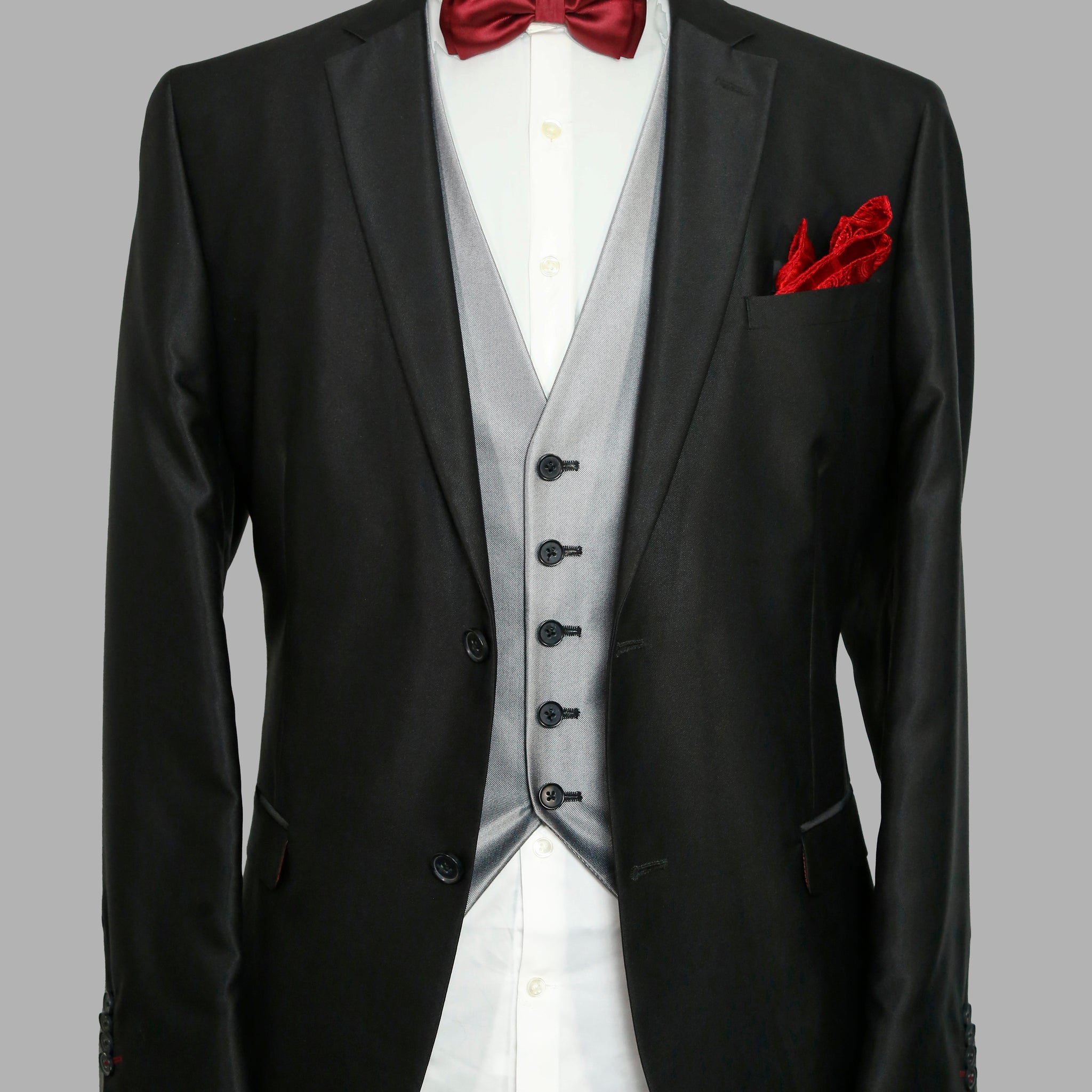 Black Solid Designer Suit