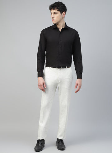 Regular fit (5018H) - Light Grey Uncrushable Trouser