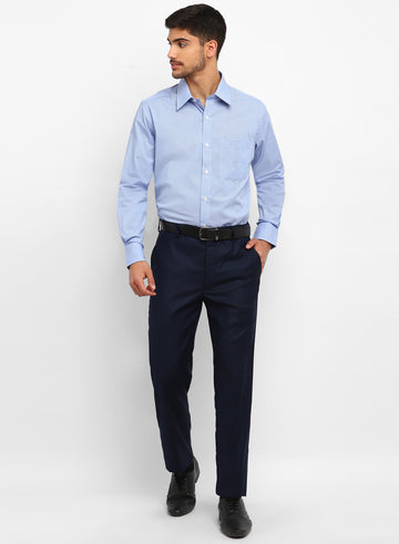 Blue Smart Trouser