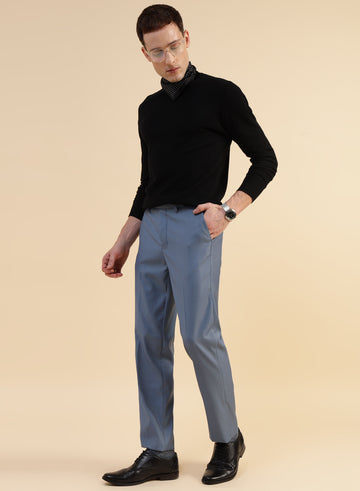 Sky Blue Smart Trouser