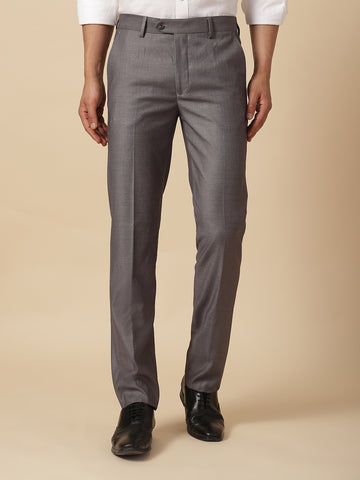 Regular fit (5018H) - Charcoal Solid Formal Trouser