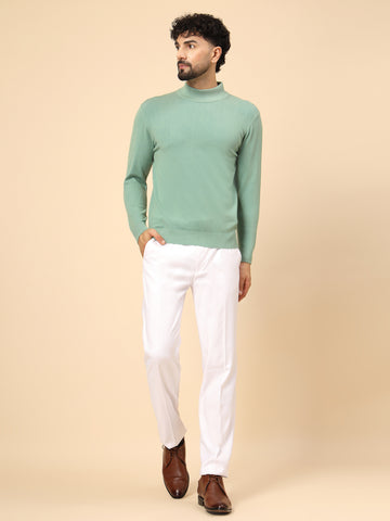 Lime Green Uncrushable Turtle Neck
