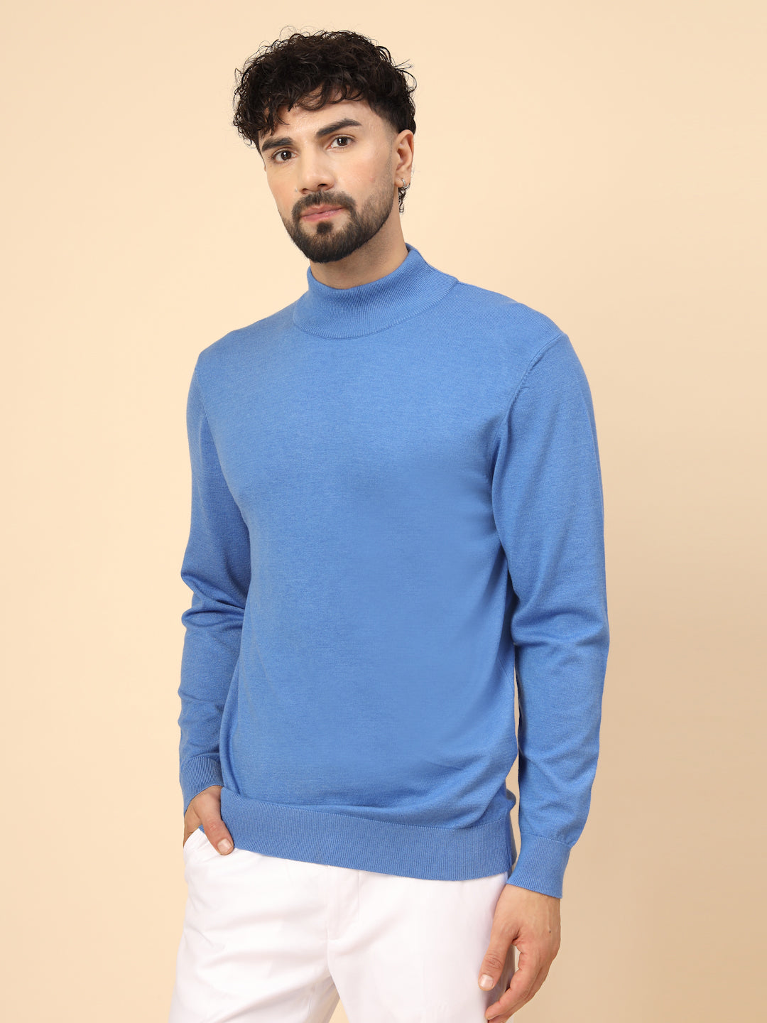 Royal Blue Uncrushable Turtle Neck