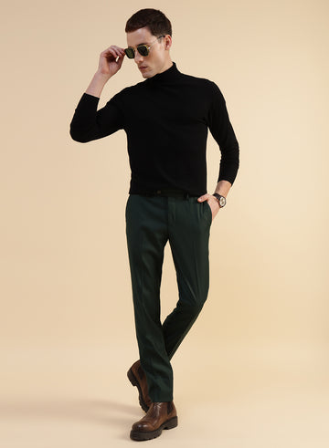 Dark Green Smart Trouser