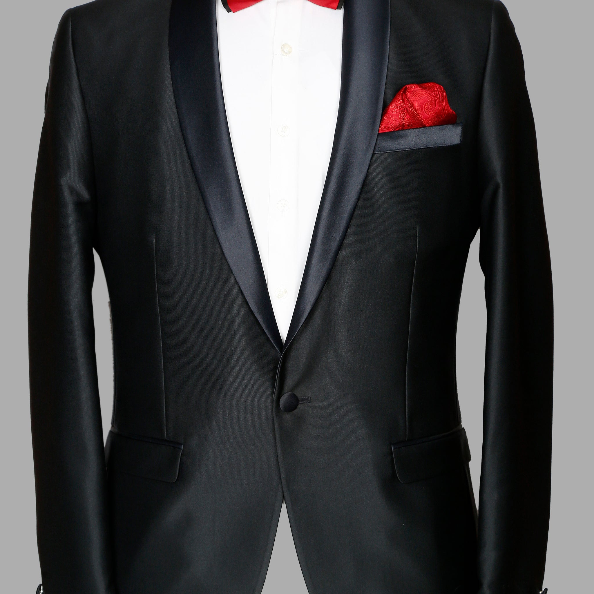 Navy Solid Designer Suit