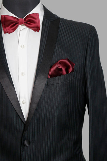 Black Textured Designer Tuxedo