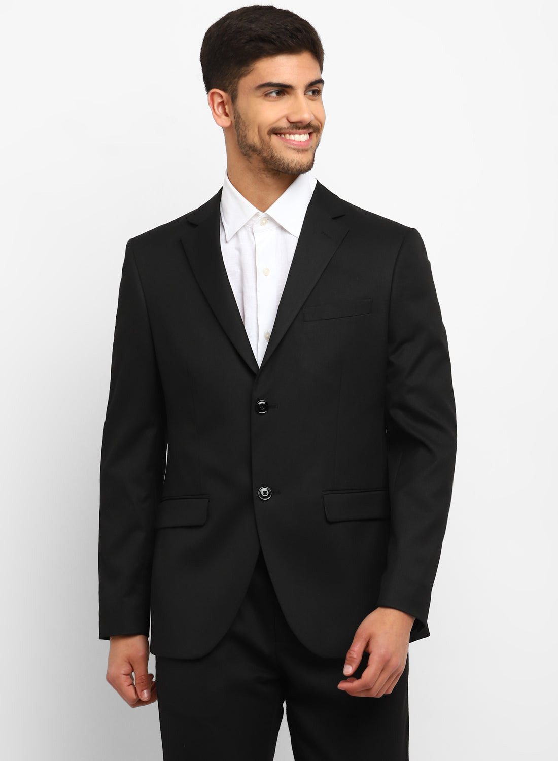 Black Notch Collar Jacket