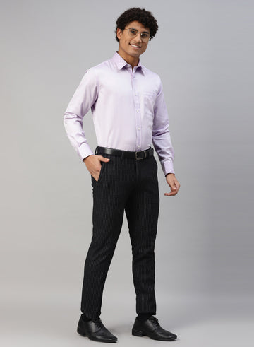 Mauve Cotton Formal Shirt