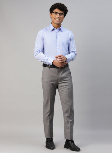 Light Blue Cotton Formal Shirt