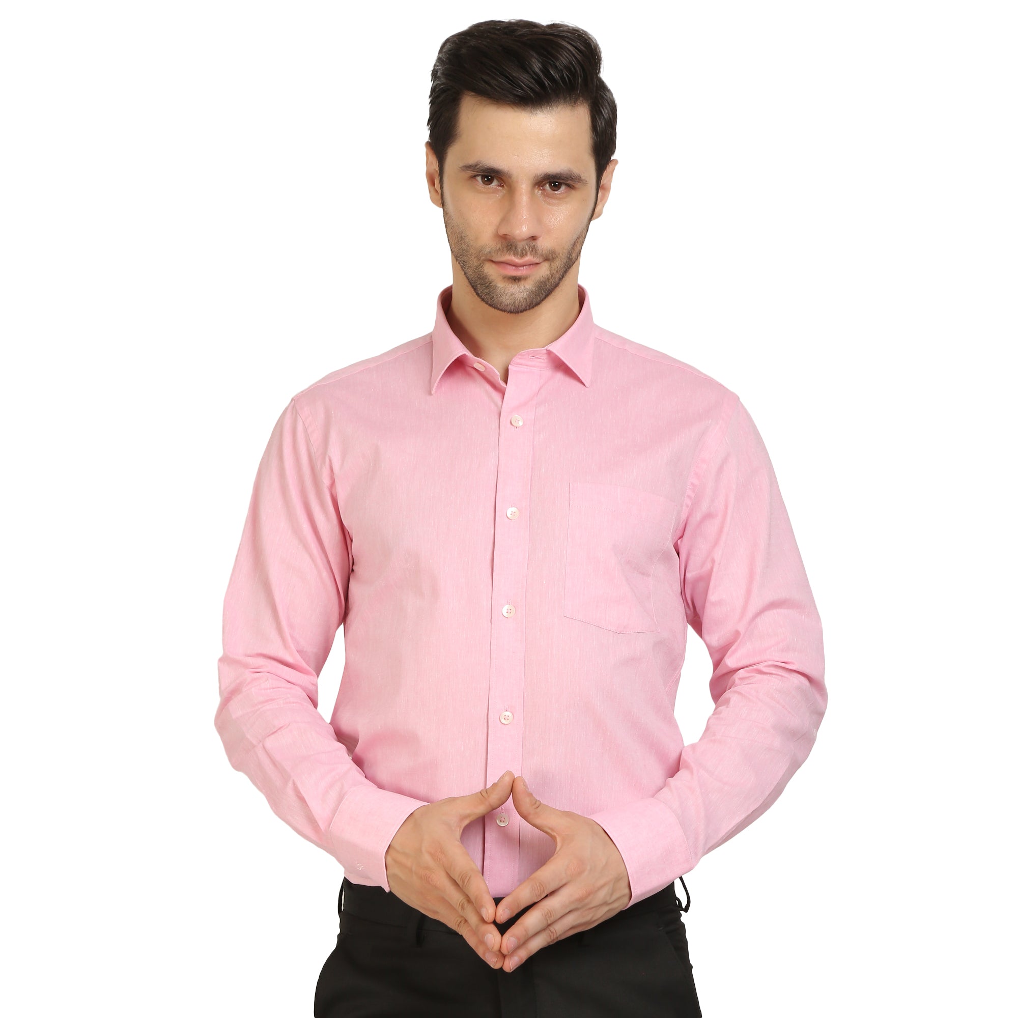 Light Blue Cotton Full Sleeve Shirt