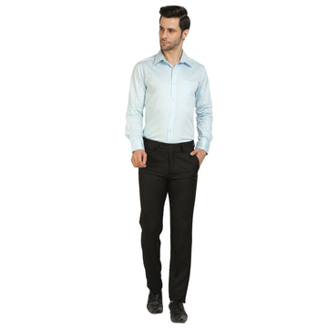 Sky Blue Cotton Formal Shirt