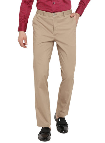 Stone Cotton Trouser