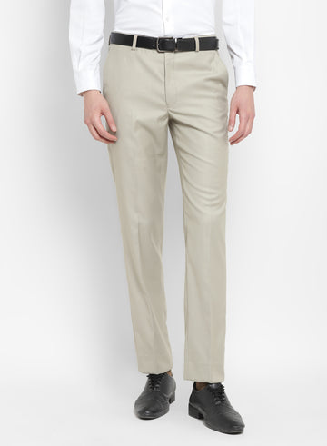 Light Beige Formal Trouser