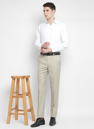 Light Beige Formal Trouser