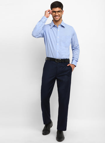 Blue Smart Trouser