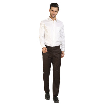 Wine Poly wool Trouser