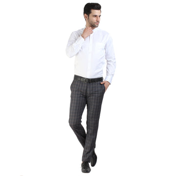 Grey Check Trouser