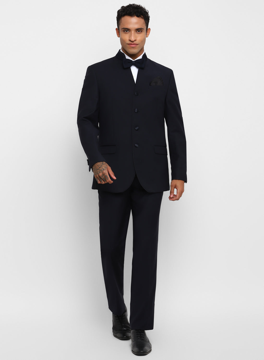 Navy Polyblend Tuxedo 2pcs suit