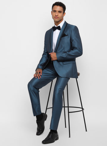 Blue Tuxedo 2pcs suit